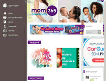 Tablet Screenshot of community.mom365.com